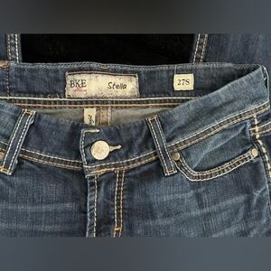 BKE Stella Straight Fit Sz 27S Denim Jeans